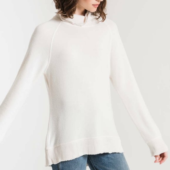 Z SUPPLY SOFT SPUN MOCK TOP CHAMPAGNE MIST SIZE S, NWT - Picture 2 of 2